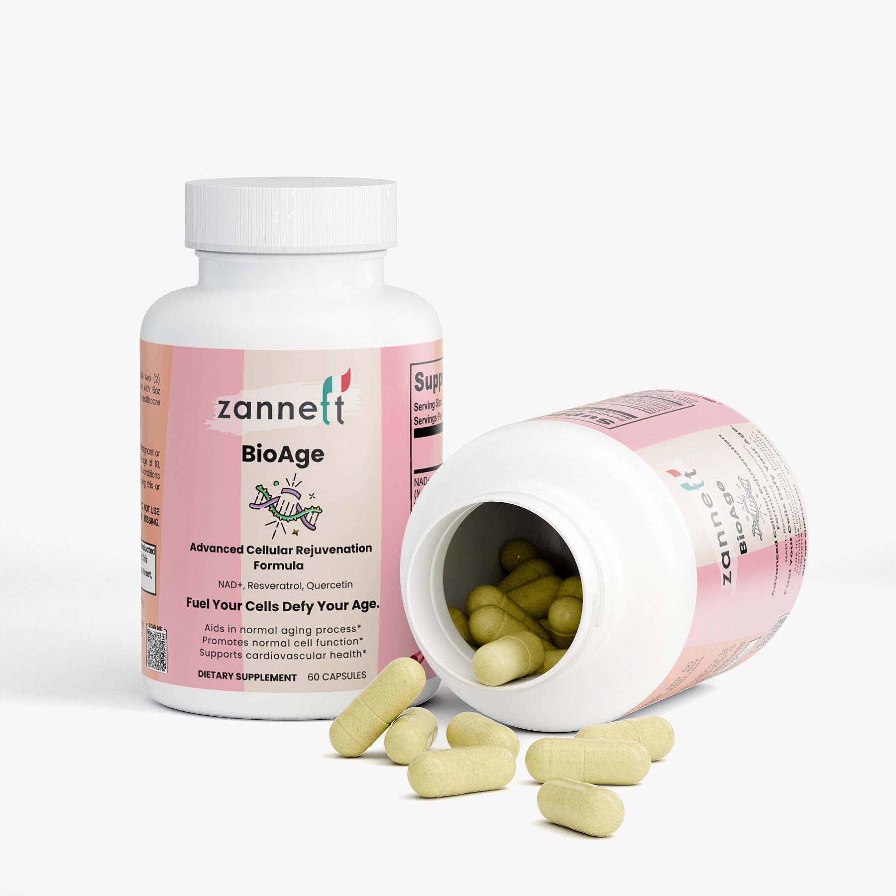 ZANNEFT NAD+ ENERGY BLEND - DAILY PERFORMANCE & WELLNESS SUPPORT