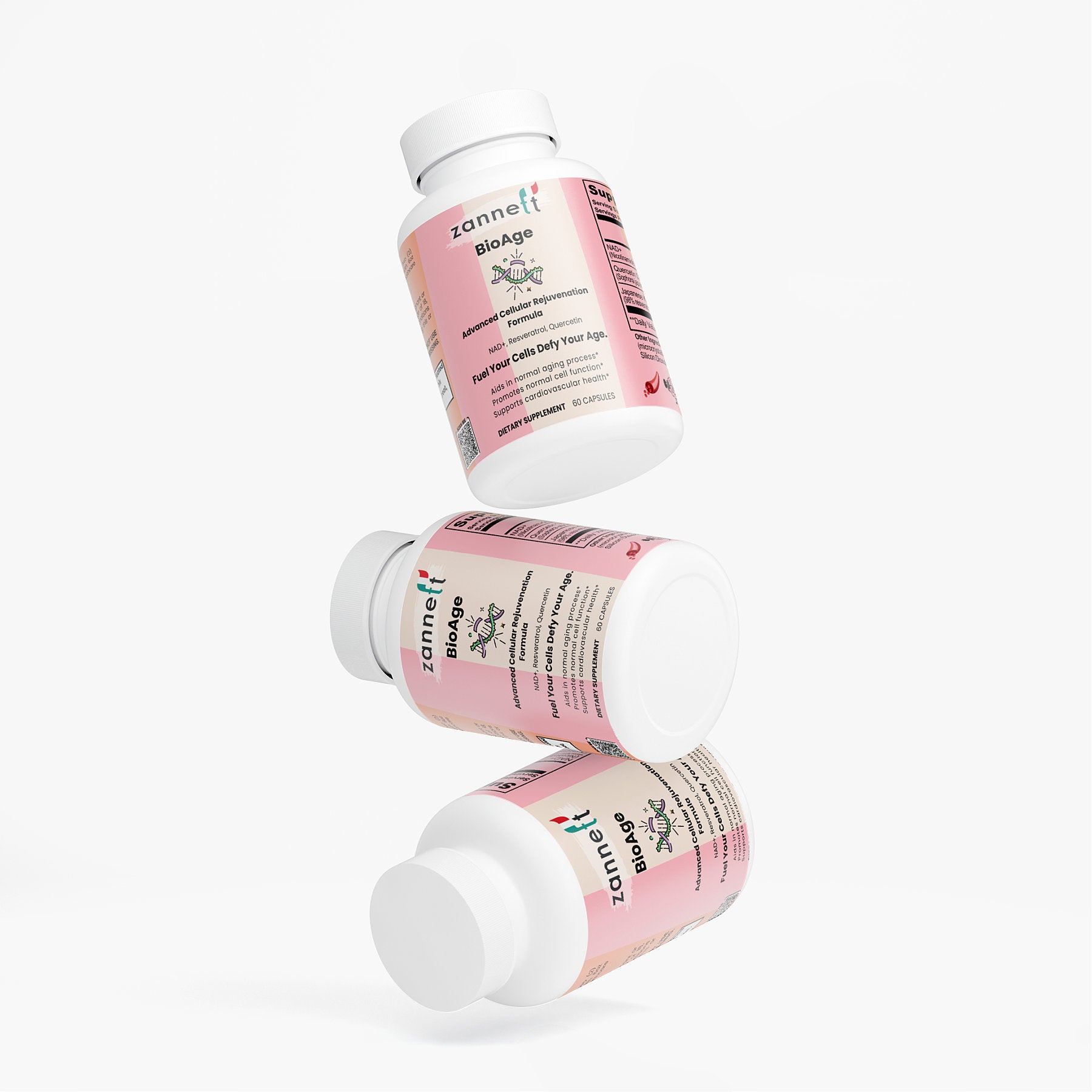 ZANNEFT NAD+ ENERGY BLEND - DAILY PERFORMANCE & WELLNESS SUPPORT