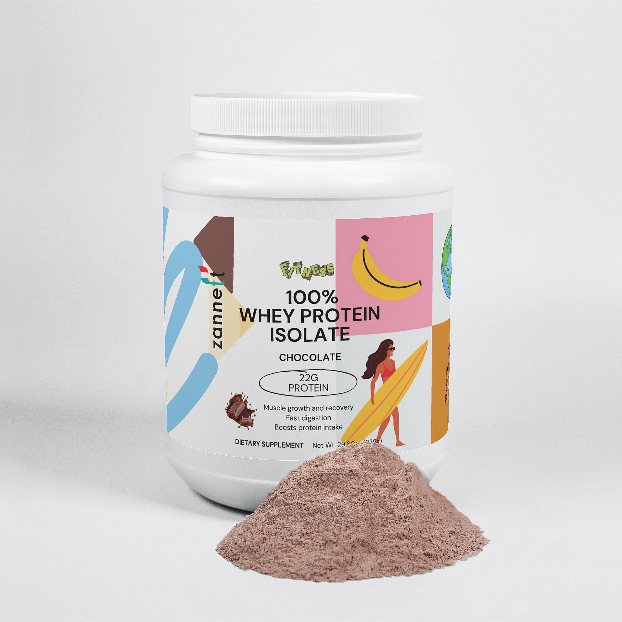 WHEY PROTEIN ISOLATE - CHOCOLATE FLAVOR FOR LEAN STRENGHT