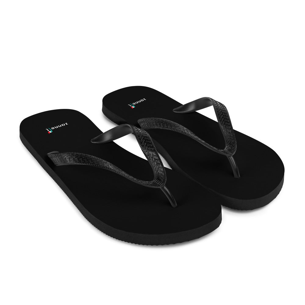 BLACK FLIP FLOPS - Zanneft