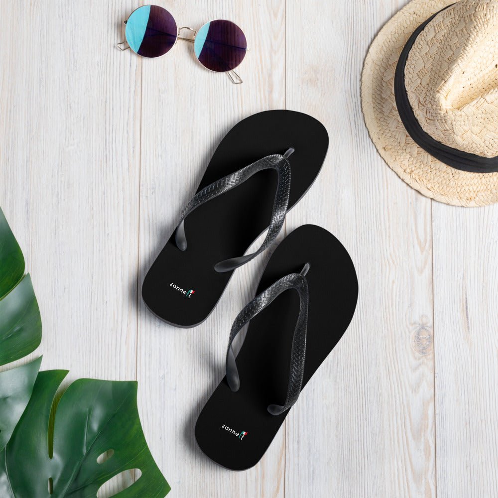 BLACK FLIP FLOPS - Zanneft