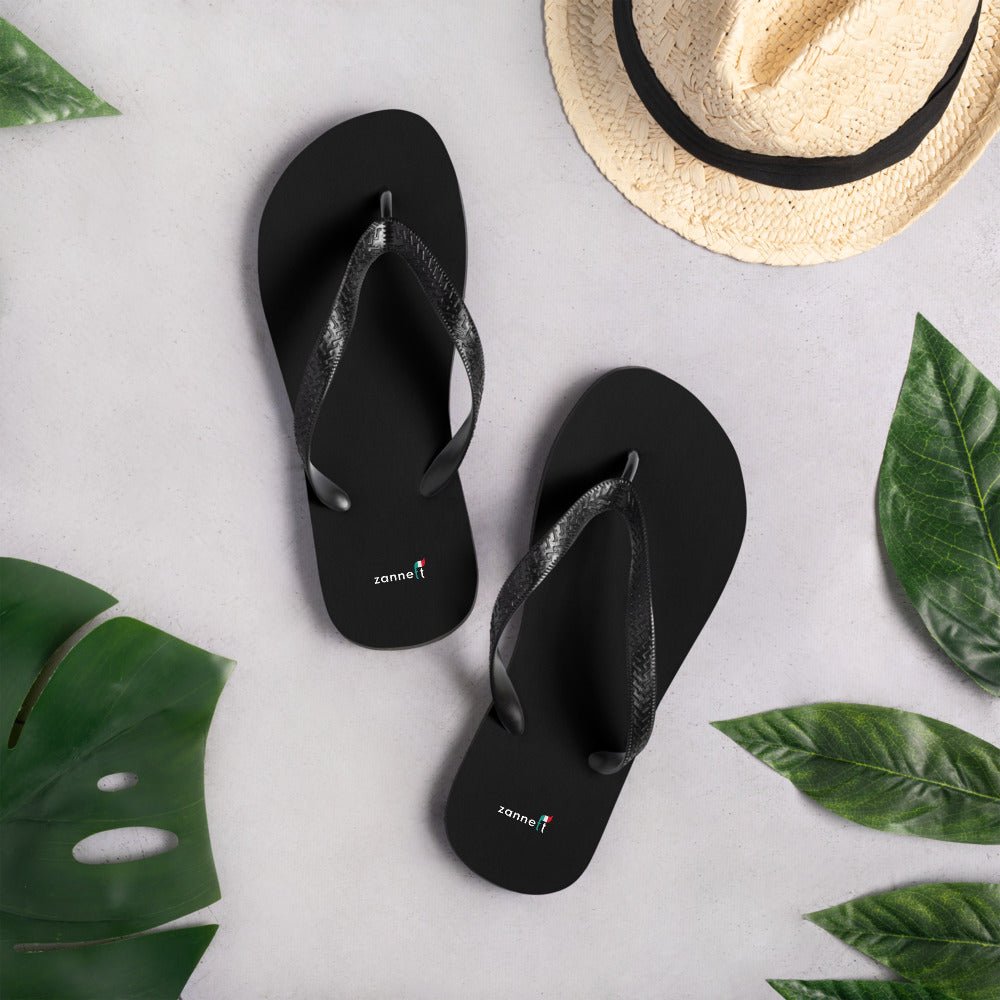BLACK FLIP FLOPS - Zanneft